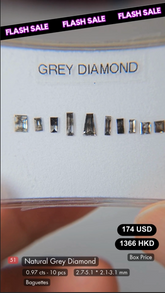 Natural Grey Diamond Deal (0.97 cts)